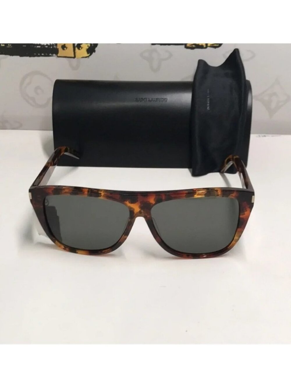 Tortoise Shell Sunglasses SL1 015 - Picture 10 of 14